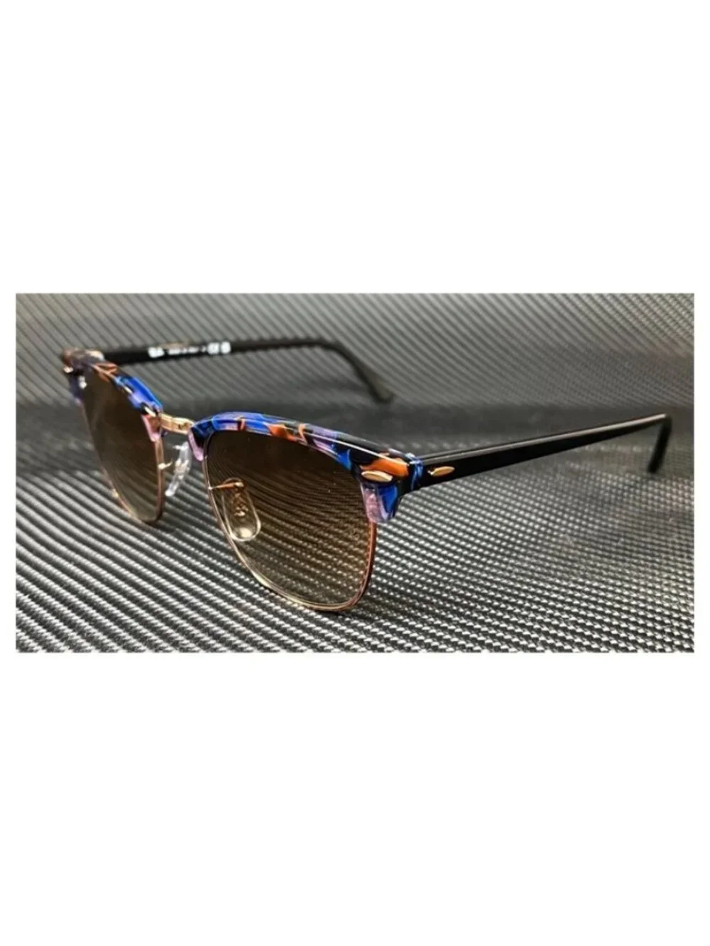 New Ray Ban Men  Brown/Blue Sunglasses  49- 21- 140